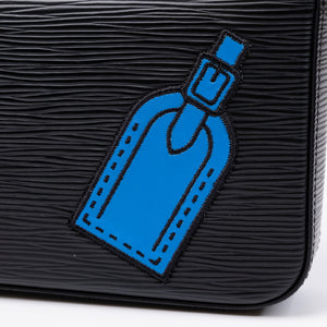 LOUIS VUITTON FELICIE POCHETTE BLACK EPI LEATHER SHW