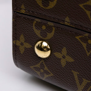 LOUIS VUITTON CLUNY MM BROWN MONOGRAM CANVAS GHW