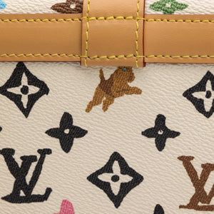 LOUIS VUITTON TYLOR ENVELOPE WEARABLE WALLET MULTICOLOUR MONOGRAM CRAGGY COATED CANVAS GHW