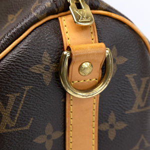 LOUIS VUITTON SPEEDY BANDOULIERE 25 MONOGRAM CANVAS / LEATHER GHW