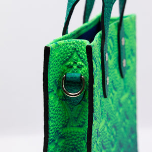 LOUIS VUITTON PETIT SAC PLAT XS VIRGIL ABLOH TAURILLON ILLUSION BLUE / GREEN  SHW