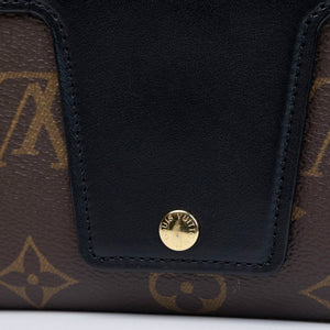 LOUIS VUITTON PADLOCK PN STRAP MONOGRAM BLACK GHW (MICROCHIP)