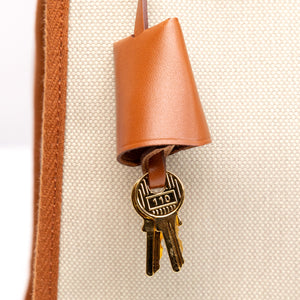 HERMES HERBAG 31 BEIGE HUNTER LEATHER / CANVAS GHW STAMP B