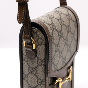 GUCCI HORSEBIT 1955 MINI BAG GG SUPREME GHW