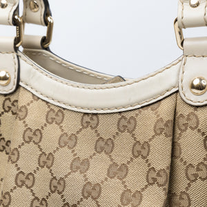 GUCCI GG SUPREME CANVAS SUKEY TOTE BAG SHW