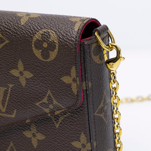 LOUIS VUITTON POCHETTE FELICIE MONOGRAM GHW
