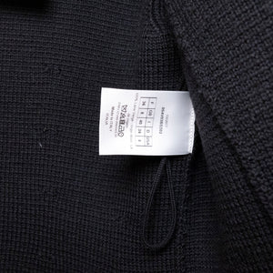 CHRISTIAN DIOR 30 MONTAIGNE KNIT WOOL DOUBLE BREASTED BAR JACKET BLACK SIZE 4