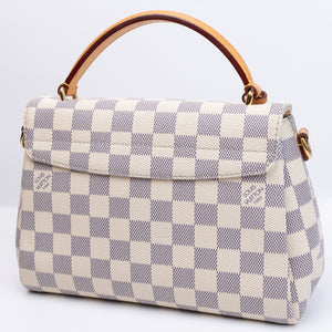 LOUIS VUITTON CROISETTE BAG DAMIER AZUR CANVAS GHW