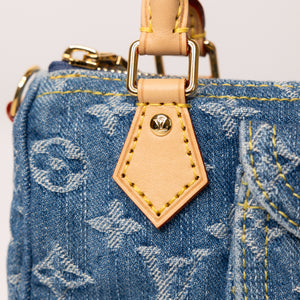 LOUIS VUITTON NANO SPEEDY DENIM