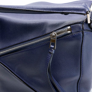 LOEWE MEDIUM PUZZLE BAG NAVY CALFSKIN SHW