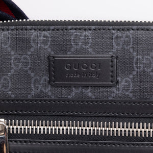 GUCCI GG SUPREME MESSENGER BAG BLACK / MULTICOLOUR CANVAS SHW