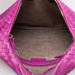 BOTTEGA VENETA HOBO BAG HOT PINK NAPPA LEATHER