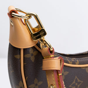 LOUIS VUITTON HALF-MOON LOOP BAGUETTE MONOGRAM CANVAS GHW (MICROSHIP)
