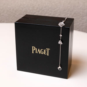 PIAGET 18K WHITE GOLD DIAMOND ROSE BRACELET