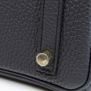HERMES BIRKIN 25 VEAU TOGO PLOMB GHW STAMP K