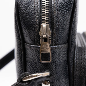 LOUIS VUITTON DAMIER GRAPHITE REM SHOULDER BAG N41446