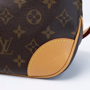 LOUIS VUITTON BOULOGNE PM MONOGRAM CANVAS/ LEATHER NATURAL GHW (MICROCHIP)