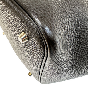 HERMES PICOTIN 22 BLACK SHW STAMP C