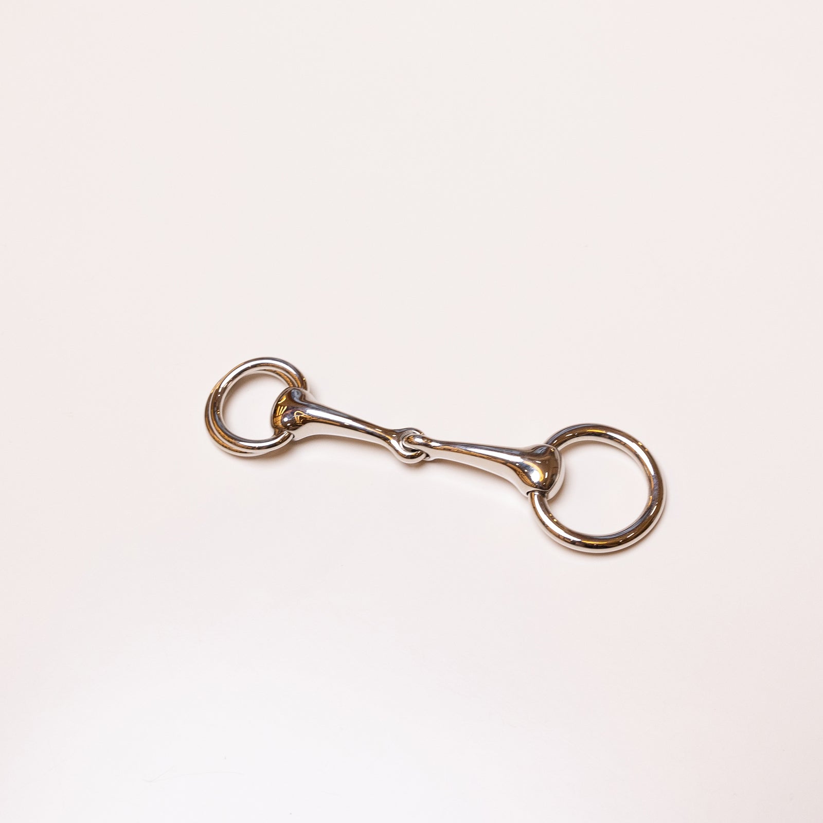 HERMES SILVER MORS SCARF RING