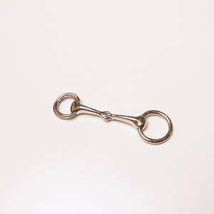 HERMES SILVER MORS SCARF RING