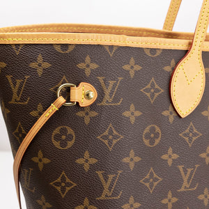 LOUIS VUITTON NEVERFULL GM MONOGRAM CANVAS GHW (MICROCHIP)