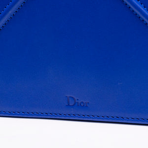 CHRISTAIN DIOR DIORAMA WALLET ON CHAIN BLUE LAMBSKIN LEATHER SHW