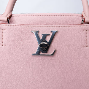 LOUIS VUITTON LOCKME PINK LEATHER SHOULDER BAG