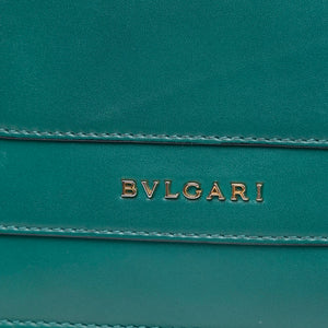BVLGARI SERPENTI FOREVER WALLET ON CHAIN CALFSKIN GREEN LGHW
