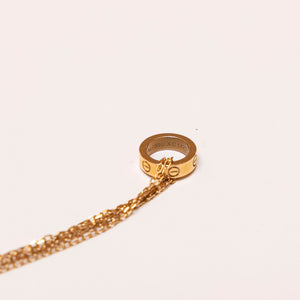 CARTIER LOVE NECKLACE WITH DIAMOND YELLOW GOLD / CERAMIC / DIAMOND