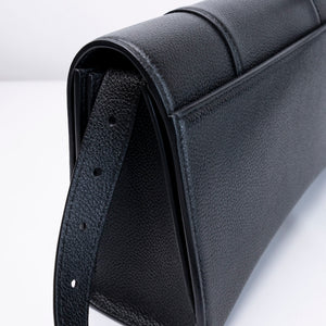 BALENCIAGA DOWNTOWN SHOULDER BAG BLACK CALFSKIN SHW