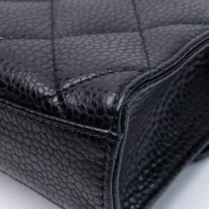 CHANEL 26C MINI FLAP BAG BLACK CAVIAR GHW (MICROCHIP)