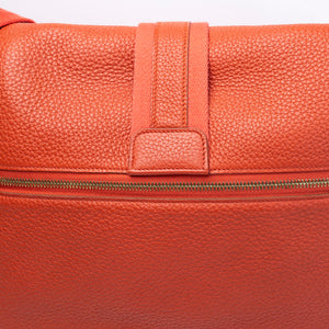 HERMES BOURLINGUE SHOULDER BAG CLEMENCE ROSE JAIPUR GHW STAMP SQUARE Q