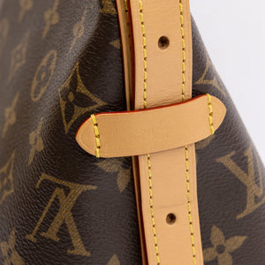 LOUIS VUITTON CARRYALL PM BROWN MONOGRAM CANVAS GHW (MICROCHIP)