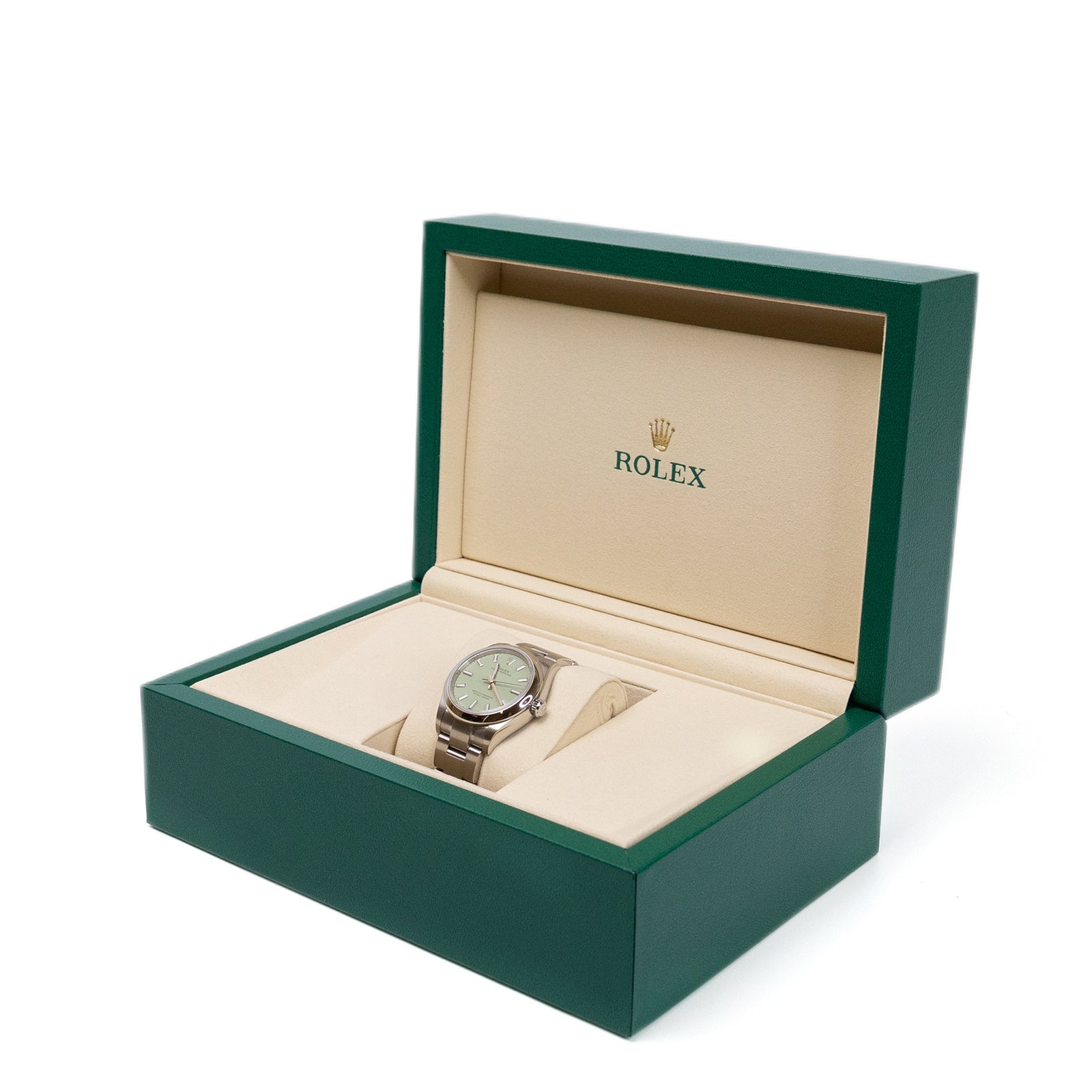 ROLEX OYSTER PERPETUAL PISTACHIO 31