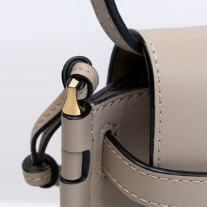 LOEWE MINI GATE DUAL BAG SOFT CALFSKIN SAND GHW
