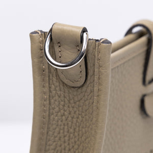 HERMES MINI EVELYNE BEIGE MARFA SHW STAMP W
