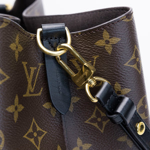 LOUIS VUITTON NEONOE MM MONOGRAM BLACK GHW
