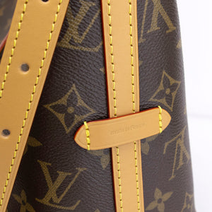 LOUIS VUITTON CARRYALL PM MONOGRAM CANVAS GHW (MICROCHIP)