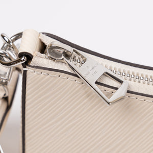 LOUIS VUITTON MARELLINI QUARTZ WHITE EPI LEATHER SHW