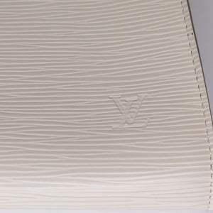 LOUIS VUITTON POCHETTE ACCESSORIES EPI LEATHER WHITE SHW