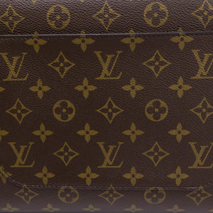 LOUIS VUITTON CLUNY MM BROWN MONOGRAM CANVAS GHW