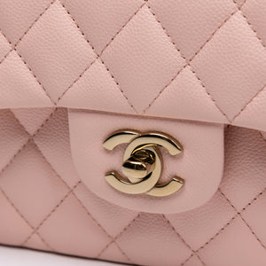 CHANEL CLASSIC DOUBLE FLAP SMALL LGHW (MICROCHIP)