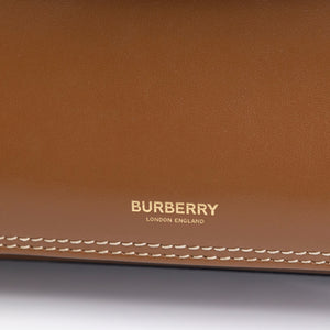 BURBERRY MINI POCKET BAG BROWN CALFSKIN GHW