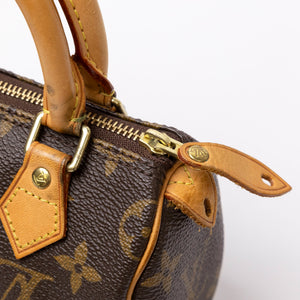 LOUIS VUITTON NANO SPEEDY MONOGRAM CANVAS GHW