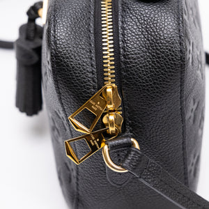 LOUIS VUITTON SAINTONGE MONOGRAM EMPREINTE BLACK LEATHER GHW
