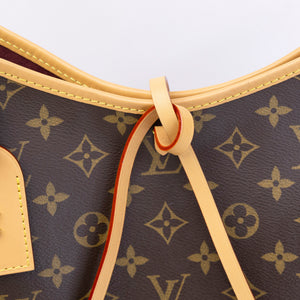 LOUIS VUITTON CARRYALL PM MONOGRAM CANVAS GHW (MICROCHIP)