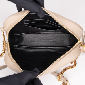 SAINT LAURENT CAMERA BAG BEIGE GHW