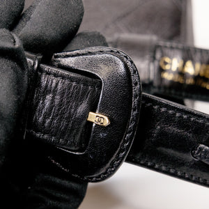CHANEL MATELASSE WAIST POUCH/ BELT BAG WITH COCO MARK