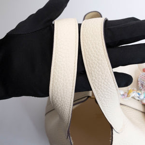 HERMES PICOTIN 18 LOCK BAG NATA GHW STAMP Z