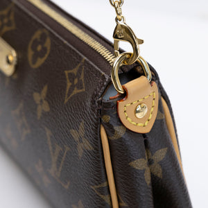 LOUIS VUITTON EVA POCHETTE MONOGRAM CANVAS GHW (MICROCHIP)